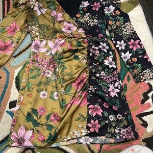 Floral print mini dress